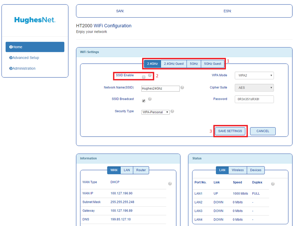 How To Access Hughesnet System Control Center